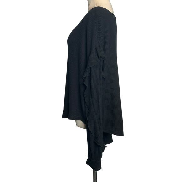 Pilcro black knit long sleeves top size XL - Picture 6 of 13